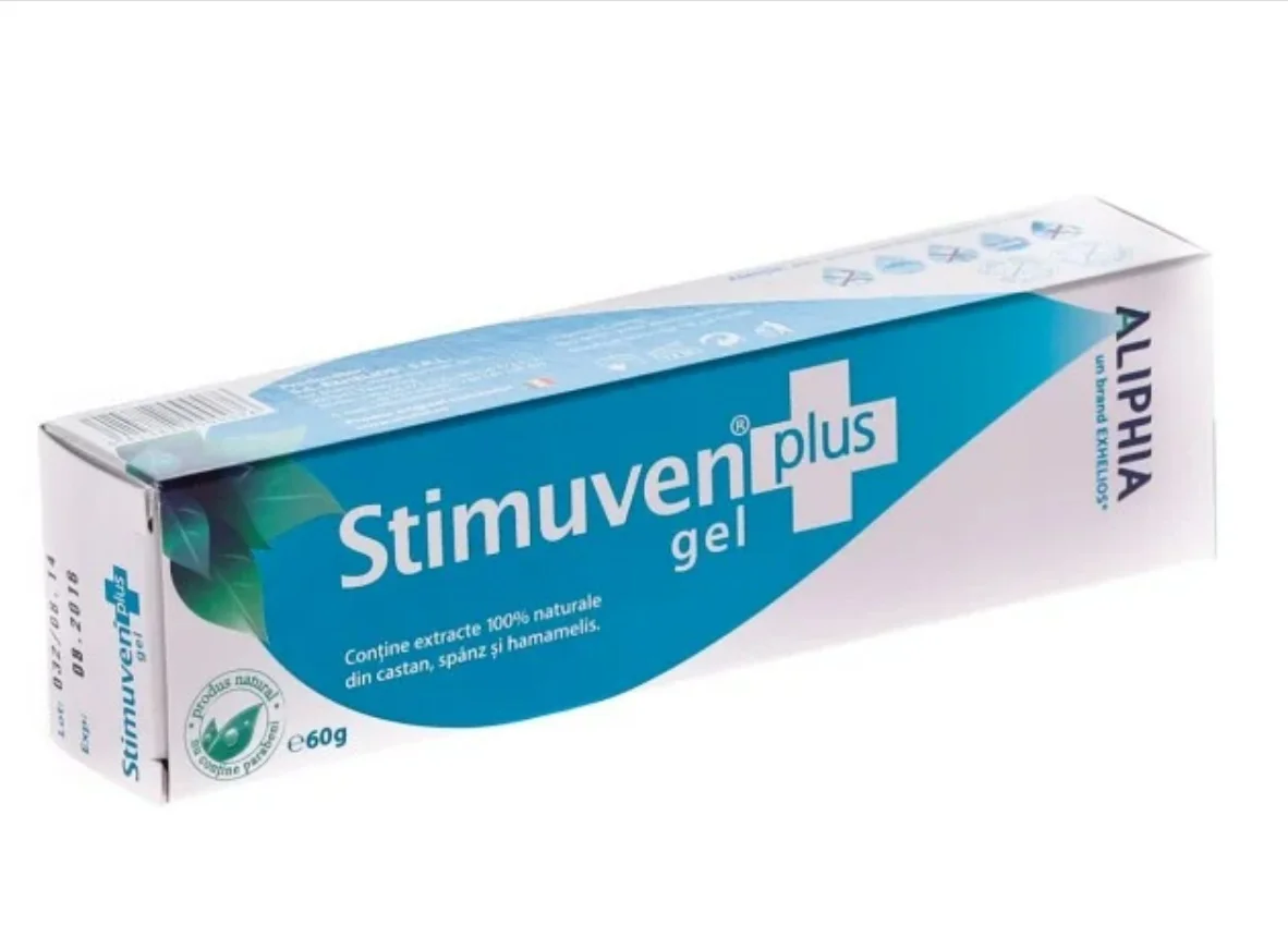 Stimuven Gel Pentru Varice, 60 g, Exhelios