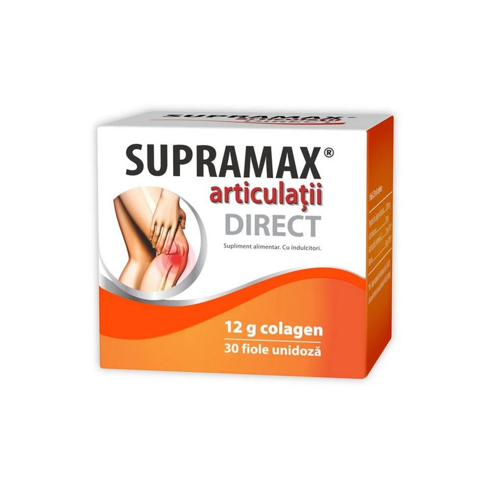 Supramax Articulatii Direct 12g Colagen, 30 Fiole, Zdrovit