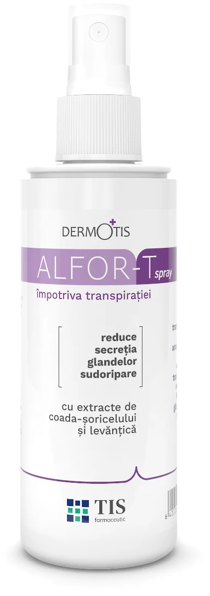 Alfor-T Spray Impotriva Transpiratiei, 110ml, Tis Farmaceutic