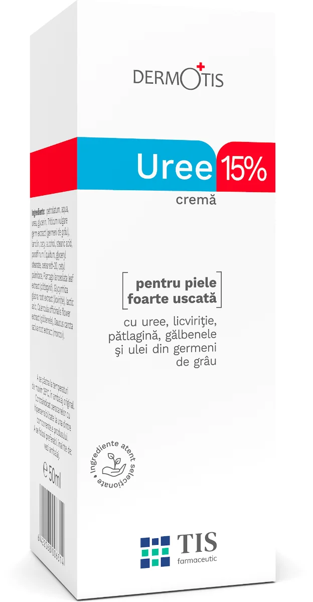 Crema Cu Uree 15%, 50ml, Tis Farmaceutic