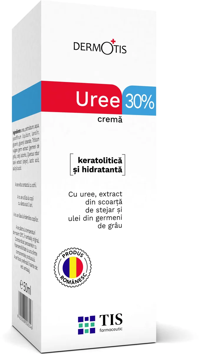Crema Cu Uree 30%, 50 Ml, Tis Farmaceutic