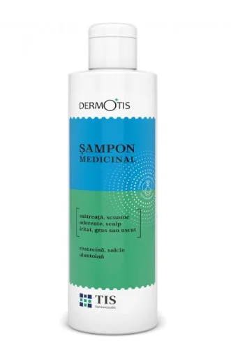 Sampon Medicinal Cu Rezorcina, Salcie Si Alantoina, 120ml, Tis Farmaceutic