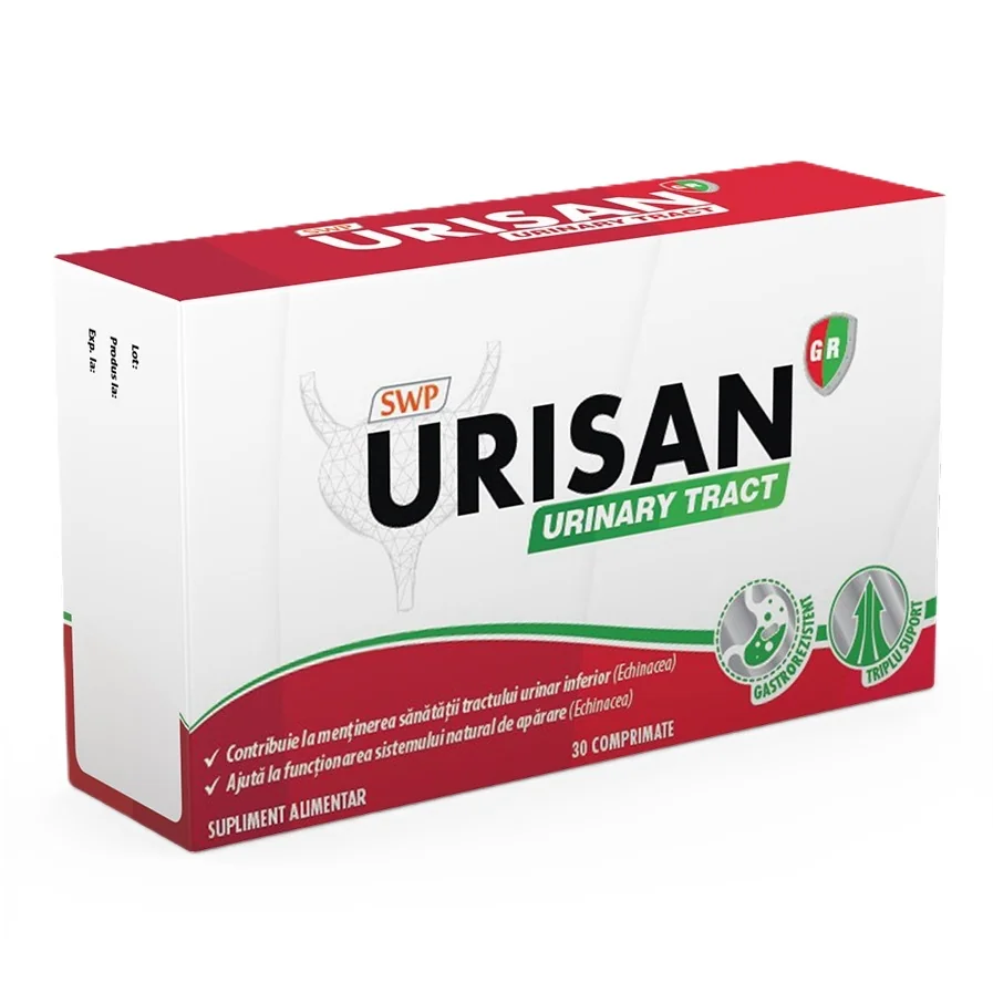 Urisan Urinary Tract GR, 30 Comprimate, Sun Wave Pharma