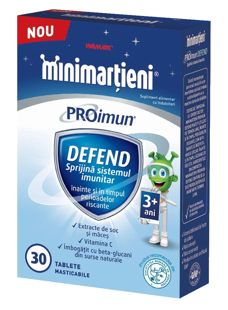 Minimartieni PROimun Defend 3+ Ani, 30 Tablete, Walmark