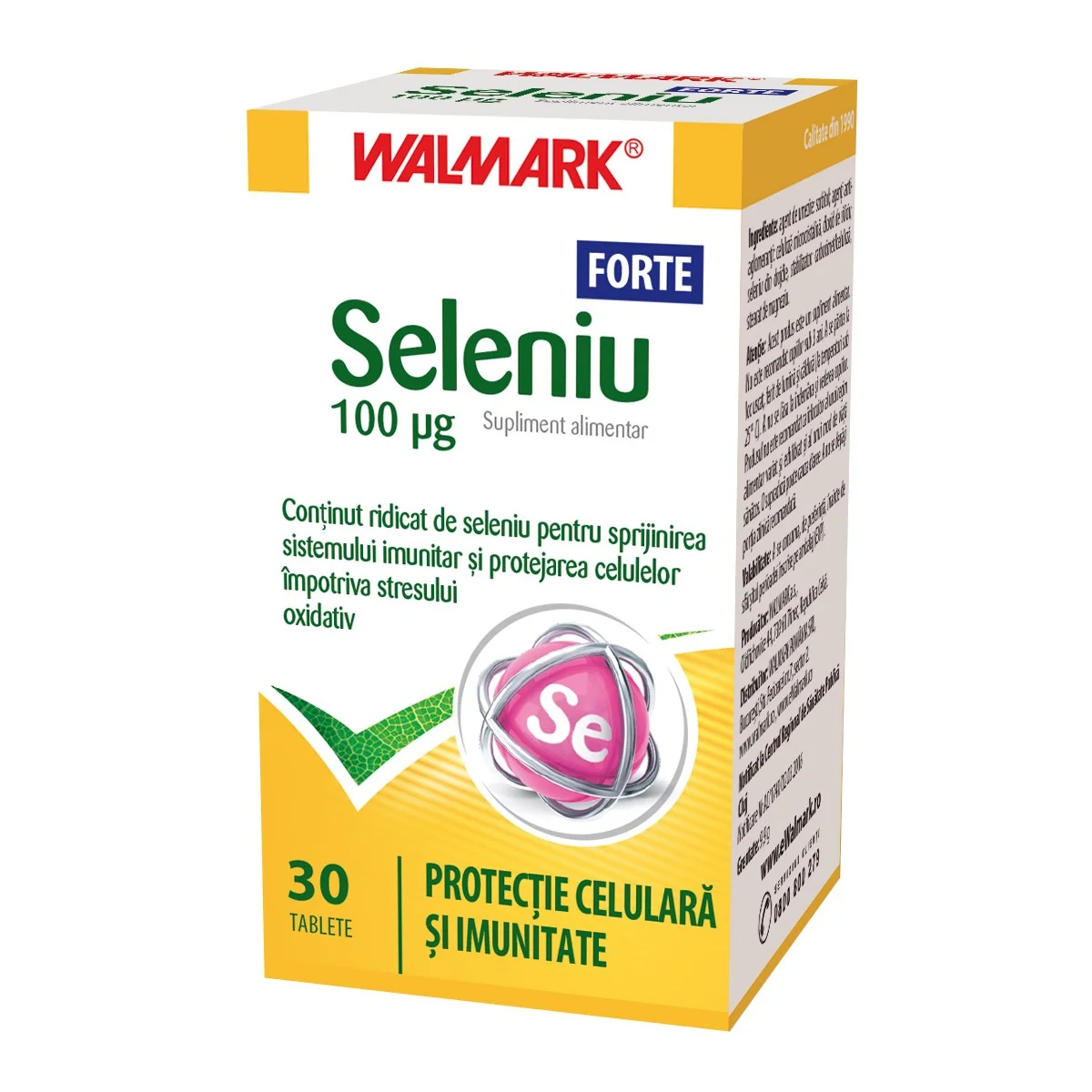 Seleniu Forte, 30 Tablete, Walmark