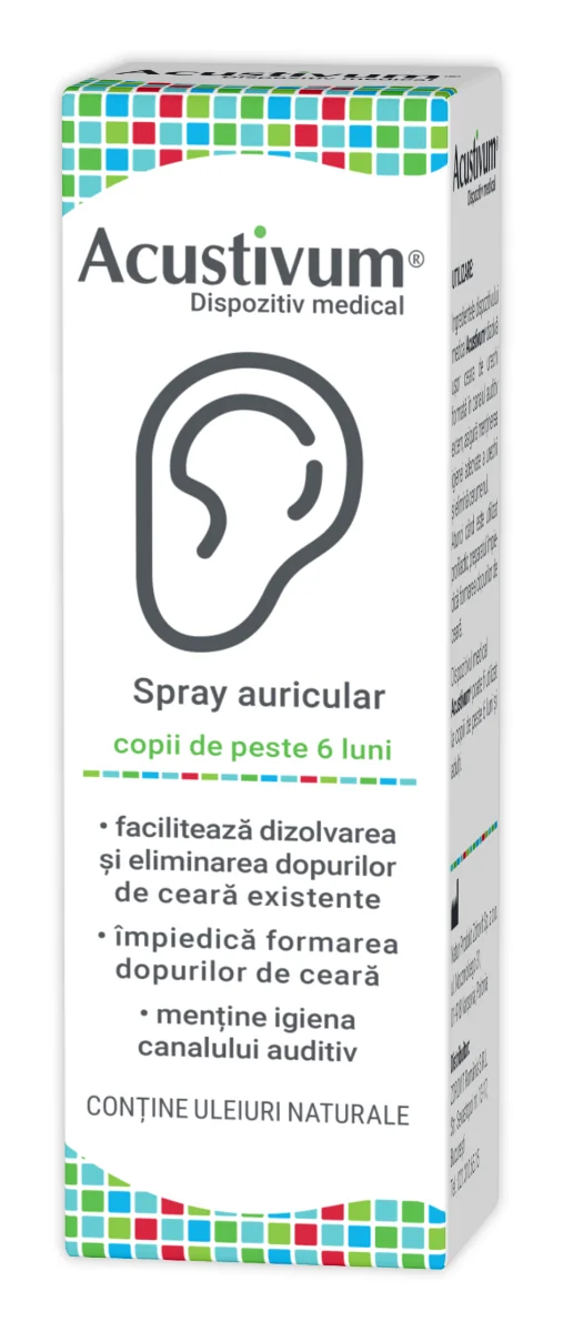 Spray Auricular Acustivum, 20 ml, Zdrovit