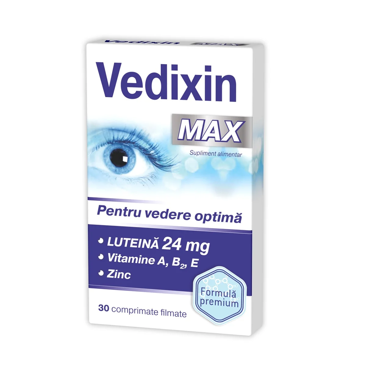 Vedixin Max Pentru Vedere Optima, 30 Capsule, Zdrovit