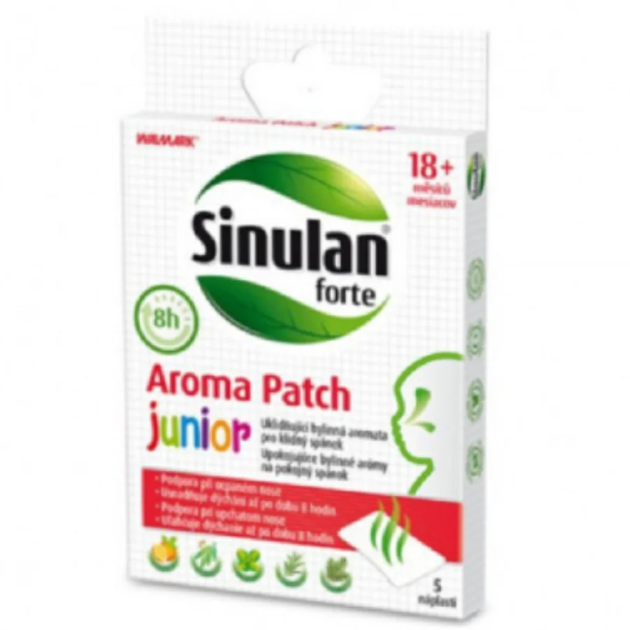 Plasturi Sinulan Forte Aroma Patch Junior 18 Luni +, 5 Bucăți, Walmark