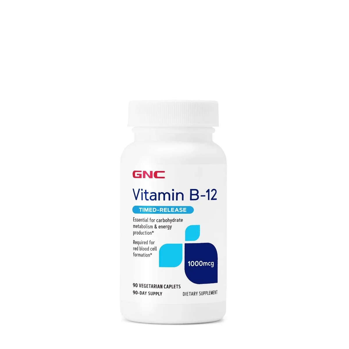 Vitamina B-12 1000 mcg, 90 Tablete, GNC