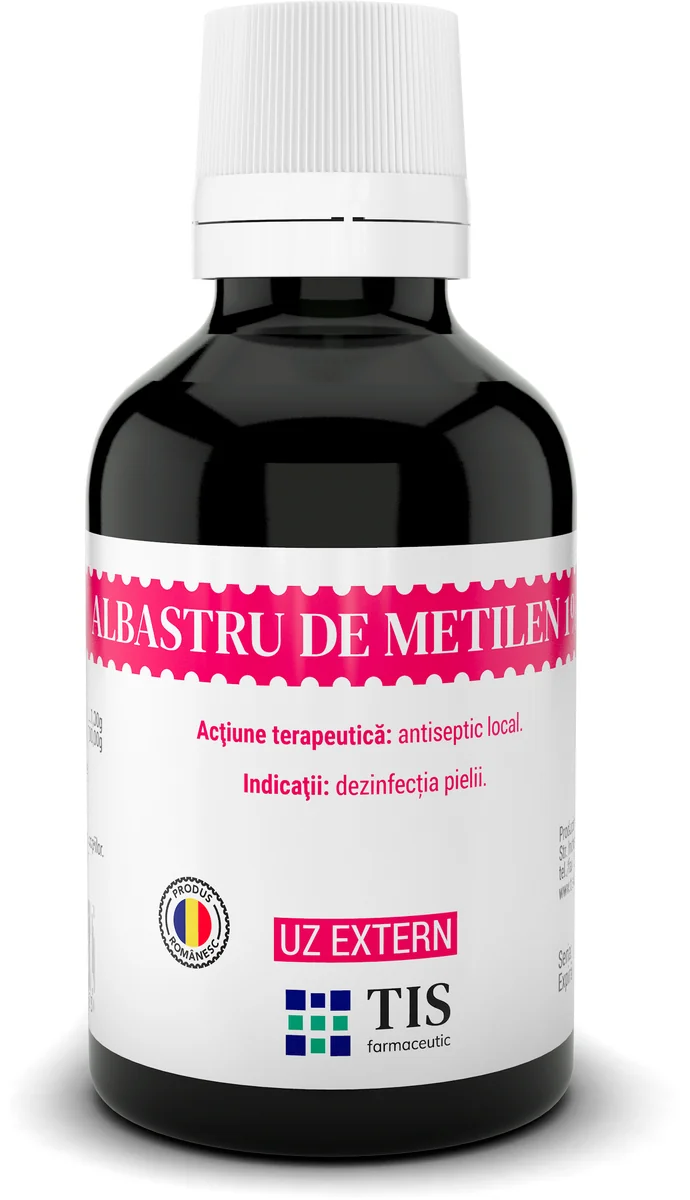 Albastru De Metilen Solutie, 25 ML, Tis Farmaceutic