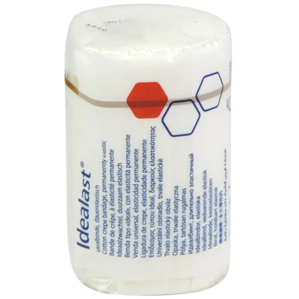 Fasa Rola Elastica Pentru Compresie Moderata, 8 Cm x 5 M, Idealast