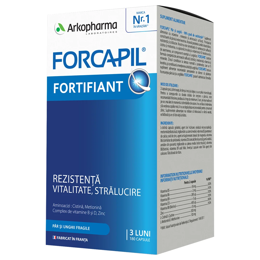 Forcapil Par Si Unghii, 180 Capsule