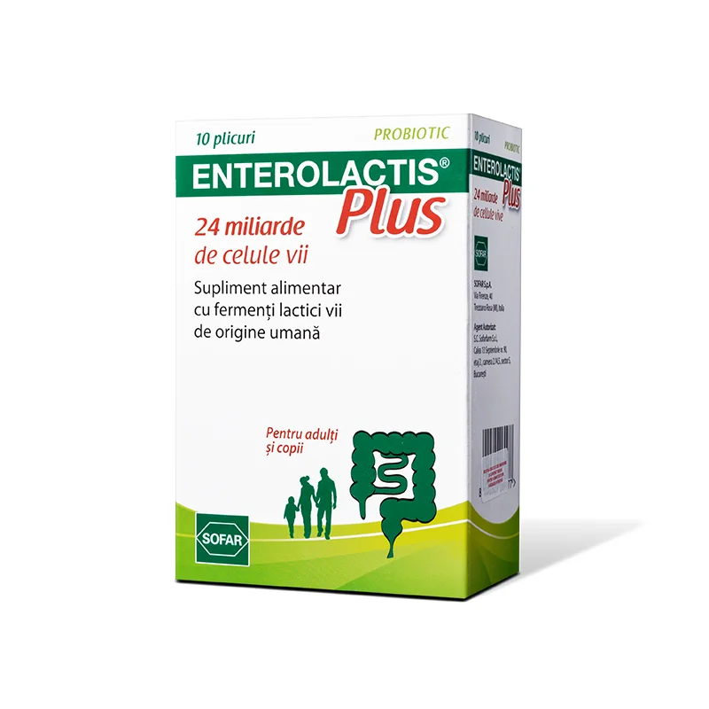 Enterolactis Plus, 10 Plicuri, Sofar