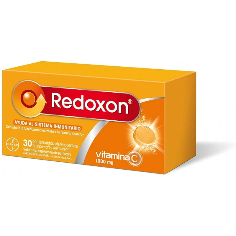 Redoxon Cu Aroma De Portocale, 30 Comprimate Efervescente, Bayer