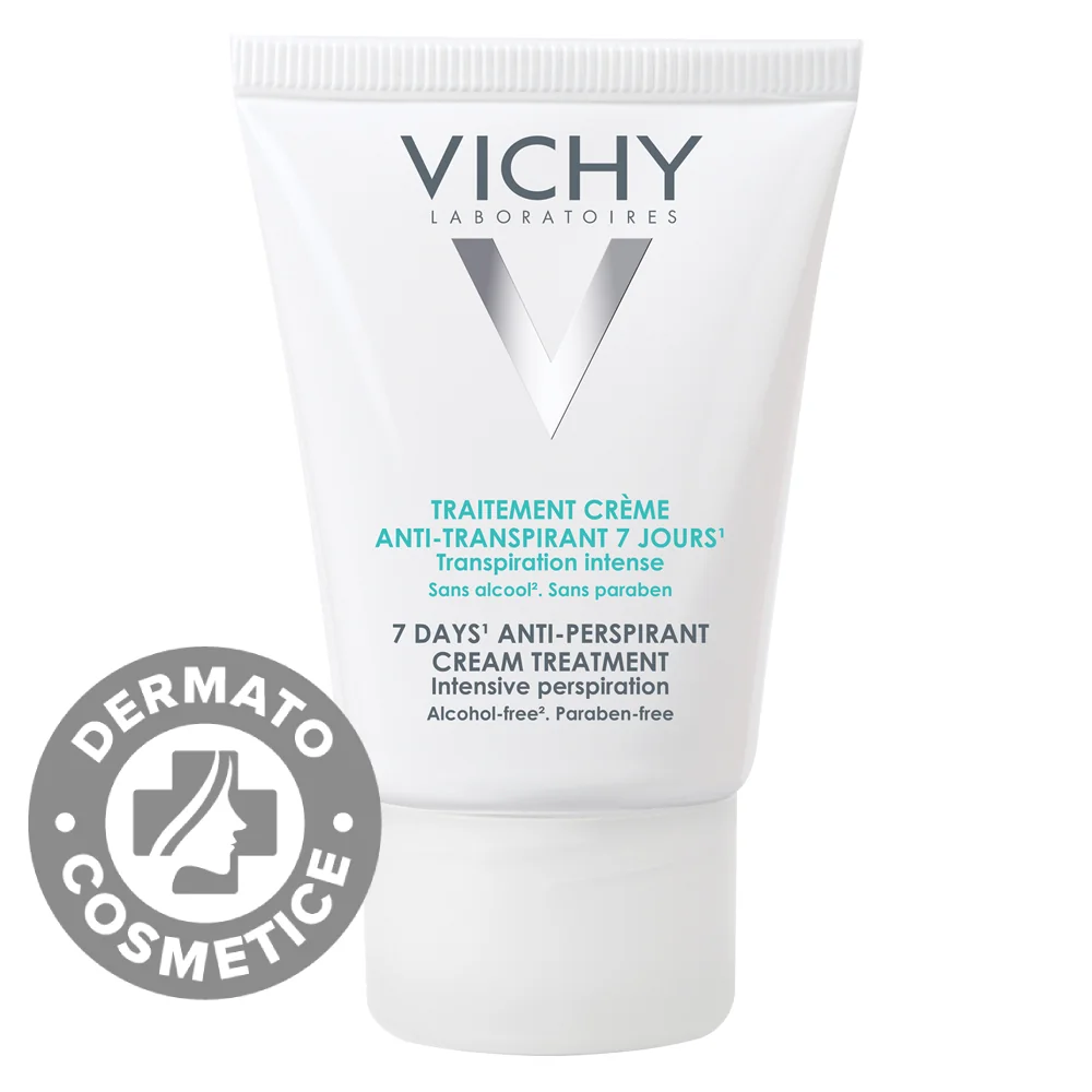 Deodorant Crema Impotriva Transpiratiei Abundente, Eficacitate 7 Zile, 30ml, Vichy