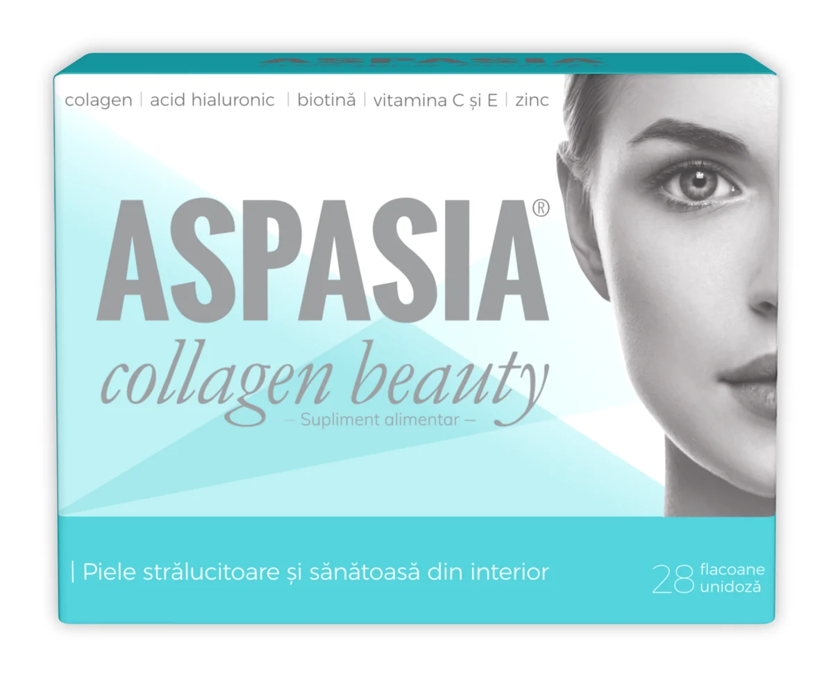Aspasia Collagen Beauty, 28 Flacoane, Zdrovit