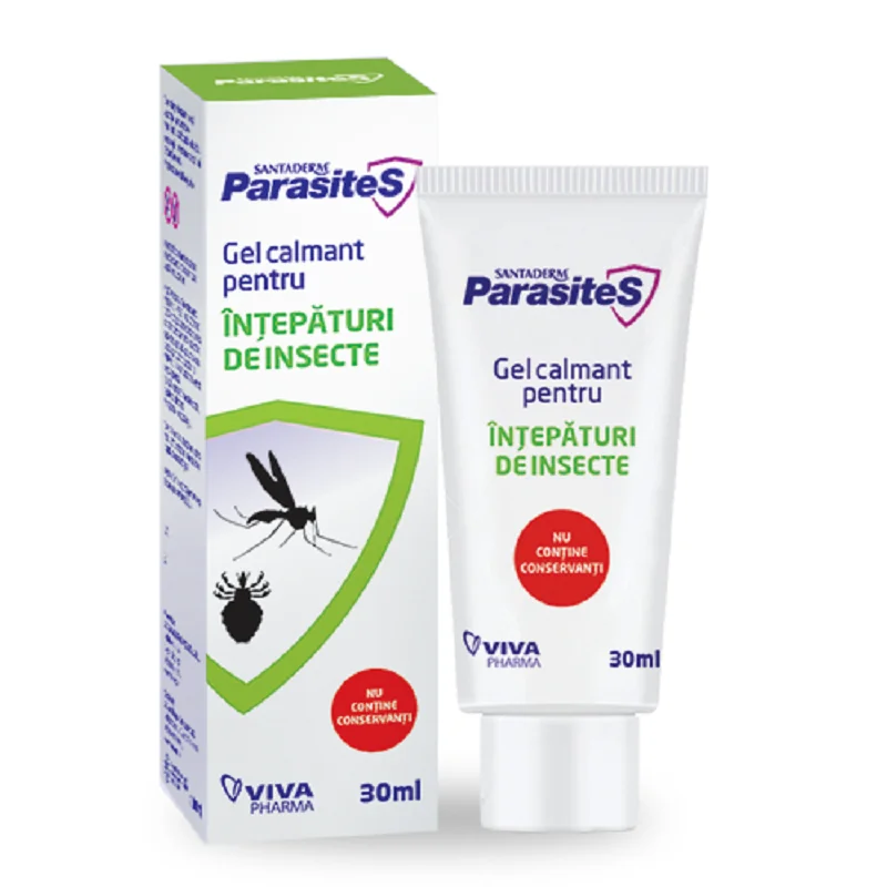 Gel Calmant Pentru Intepaturi De Insecte, 30ML, Santaderm