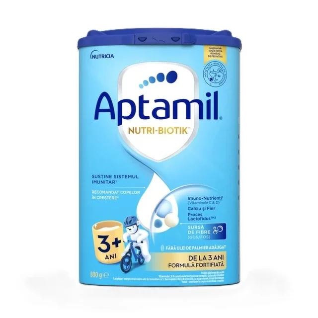 Lapte Premium Fortifiat De La 3 Ani NUTRI-BIOTIK 3+, 800g, Aptamil