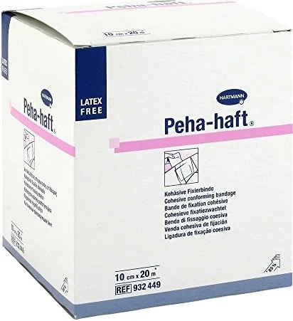 Bandaj Elastic De Fixare Peha-Haft, 10cm x 20m, Hartmann