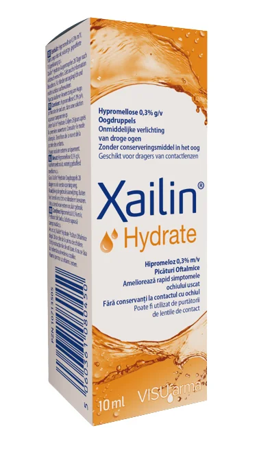 Picaturi Oftalmice Xailin Hydrate, 10ml, Visufarma