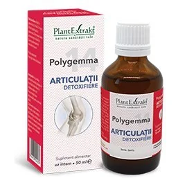 Polygemma 14 Articulații Detoxifiere, 50 ml, PlantExtrakt