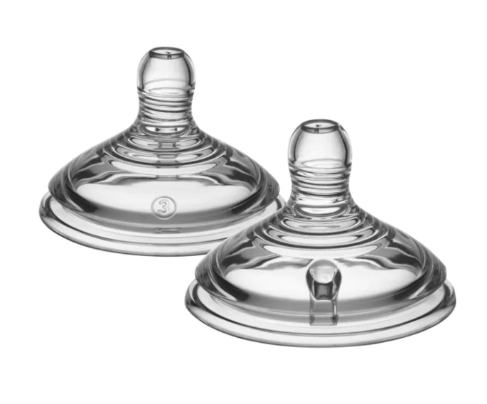 Tetina Anti-Colici Cu Flux Rapid Closer To Nature 6 Luni+, 2 Bucati, Tommee Tippee