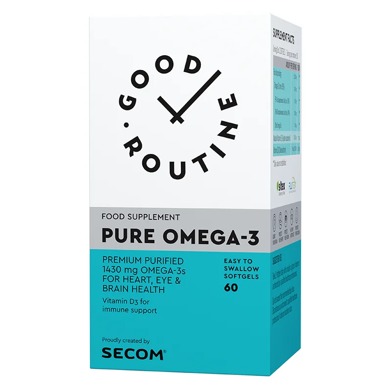 Pure Omega-3 Good Routine, 60 Capsule, Secom