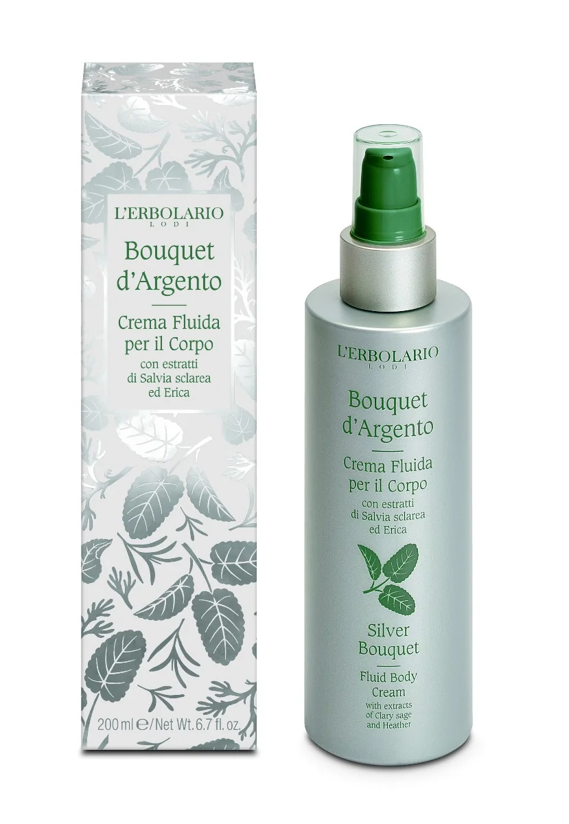 L'Erbolario Crema De Corp Fluida Silver Bouqete, 200ml
