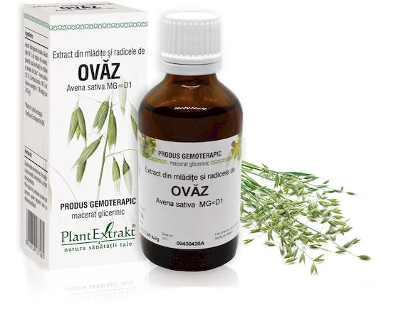 Extract Din Mladite Si Radicele De Ovaz, 50ml, PlantExtrakt