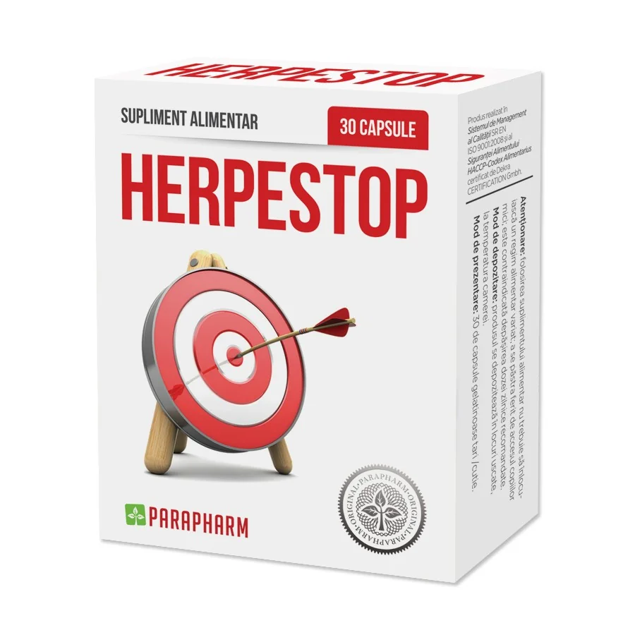 Herpes Stop, 30 Capsule, Parapharm
