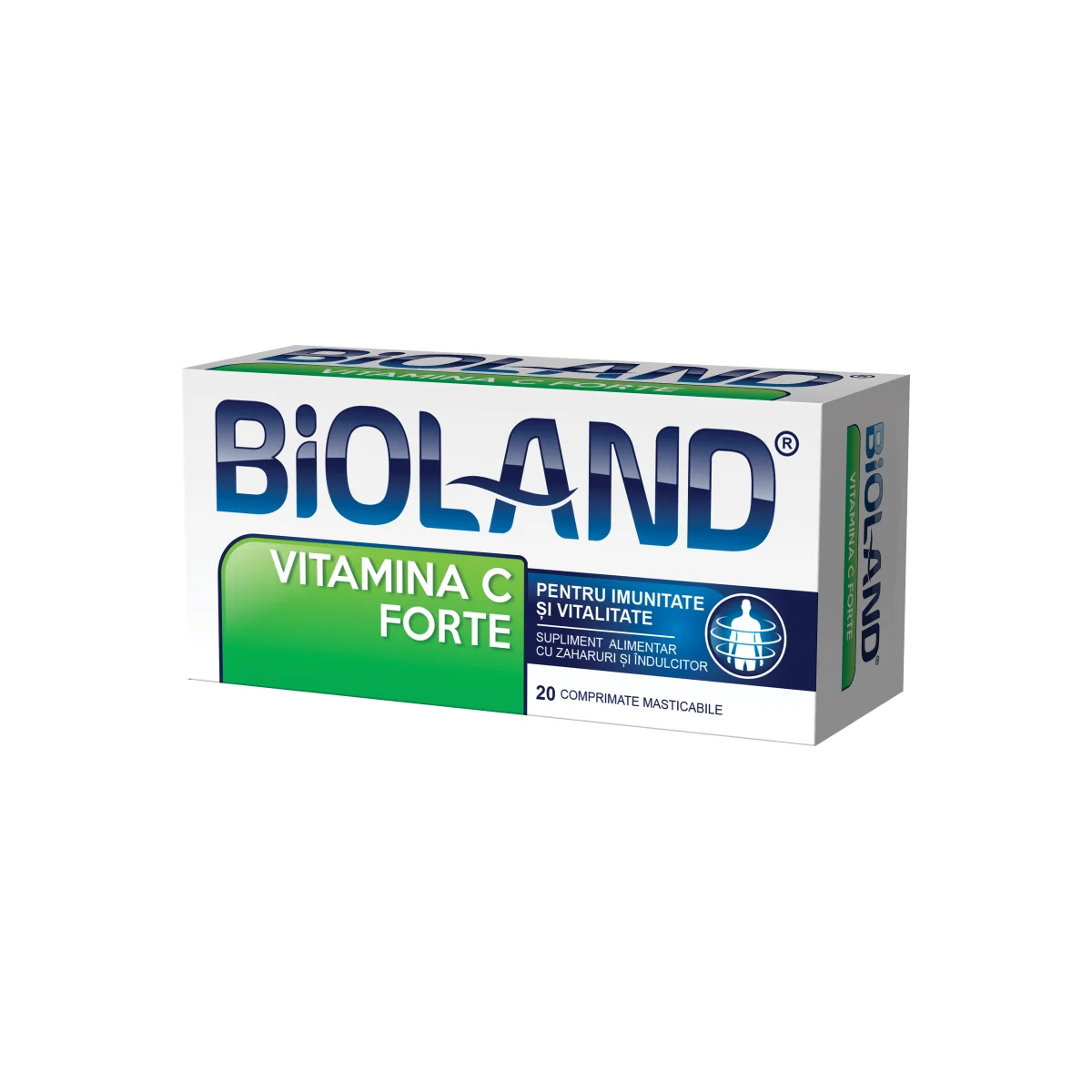 Bioland Vitamina C Forte 500mg, 20 Comprimate, Biofarm