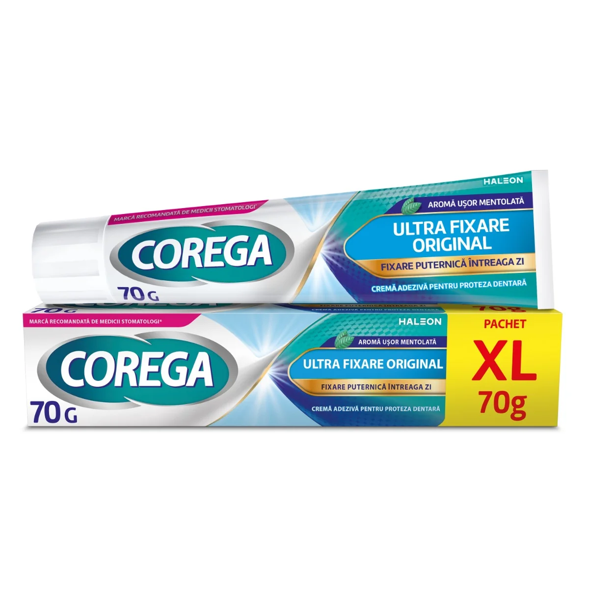 Crema Adeziva Pentru Proteza Dentara Ultra Fixare Original, 70g, Corega