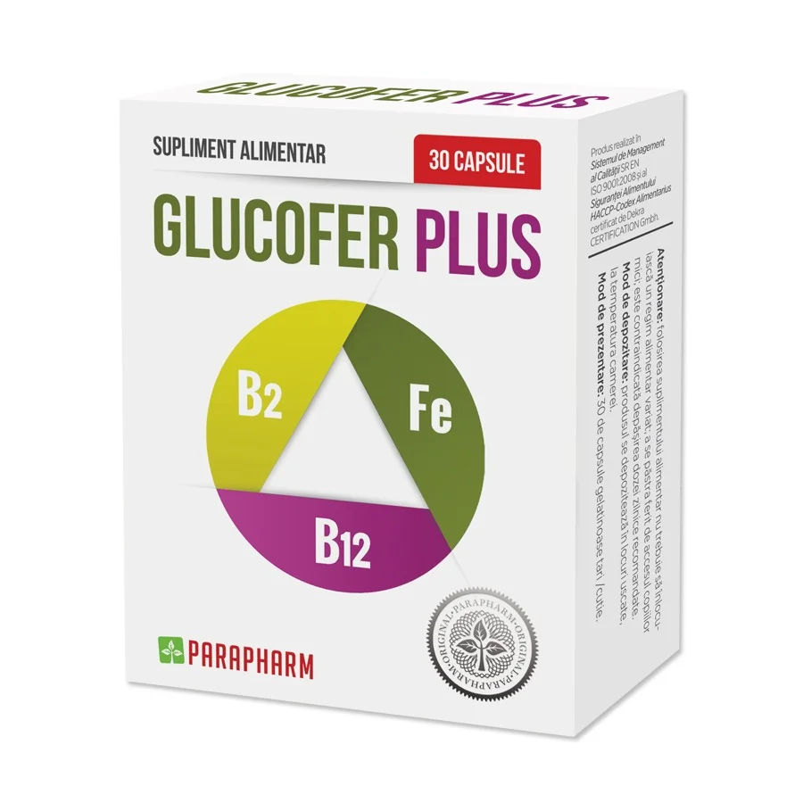 Glucofer Plus, 30 Capsule, Parapharm