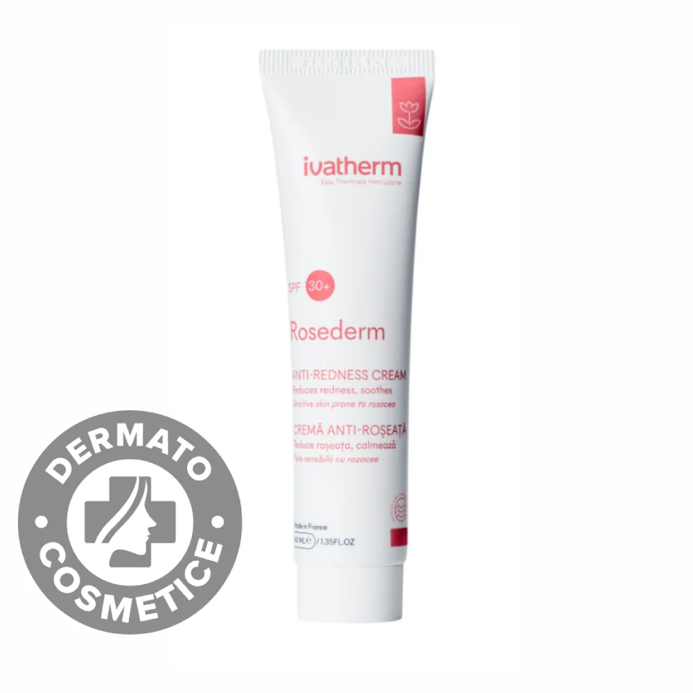 Crema Rosederm Pentru Piele Cuperozica SPF 30, 40ml, Ivatherm