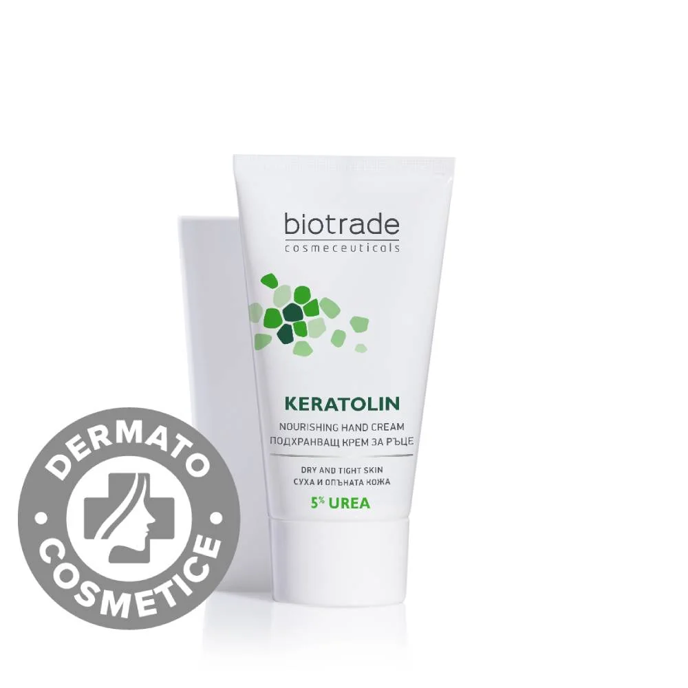 Crema Pentru Mâini Cu 5% Uree Keratolin Hands, 50ml, Biotrade