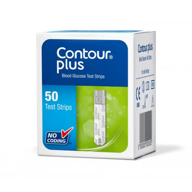 Teste Glicemie Contour Plus, 50 Bucati, Ascensia