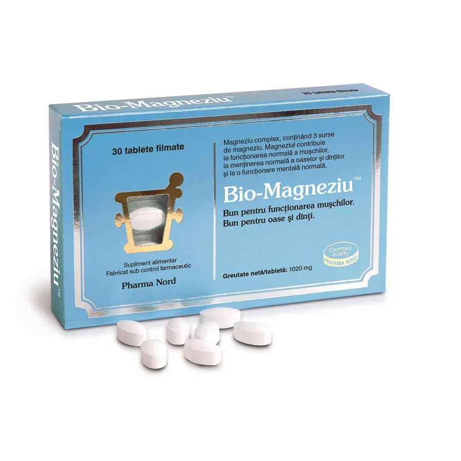 Bio-Magneziu, 30 Tablete, Pharma Nord