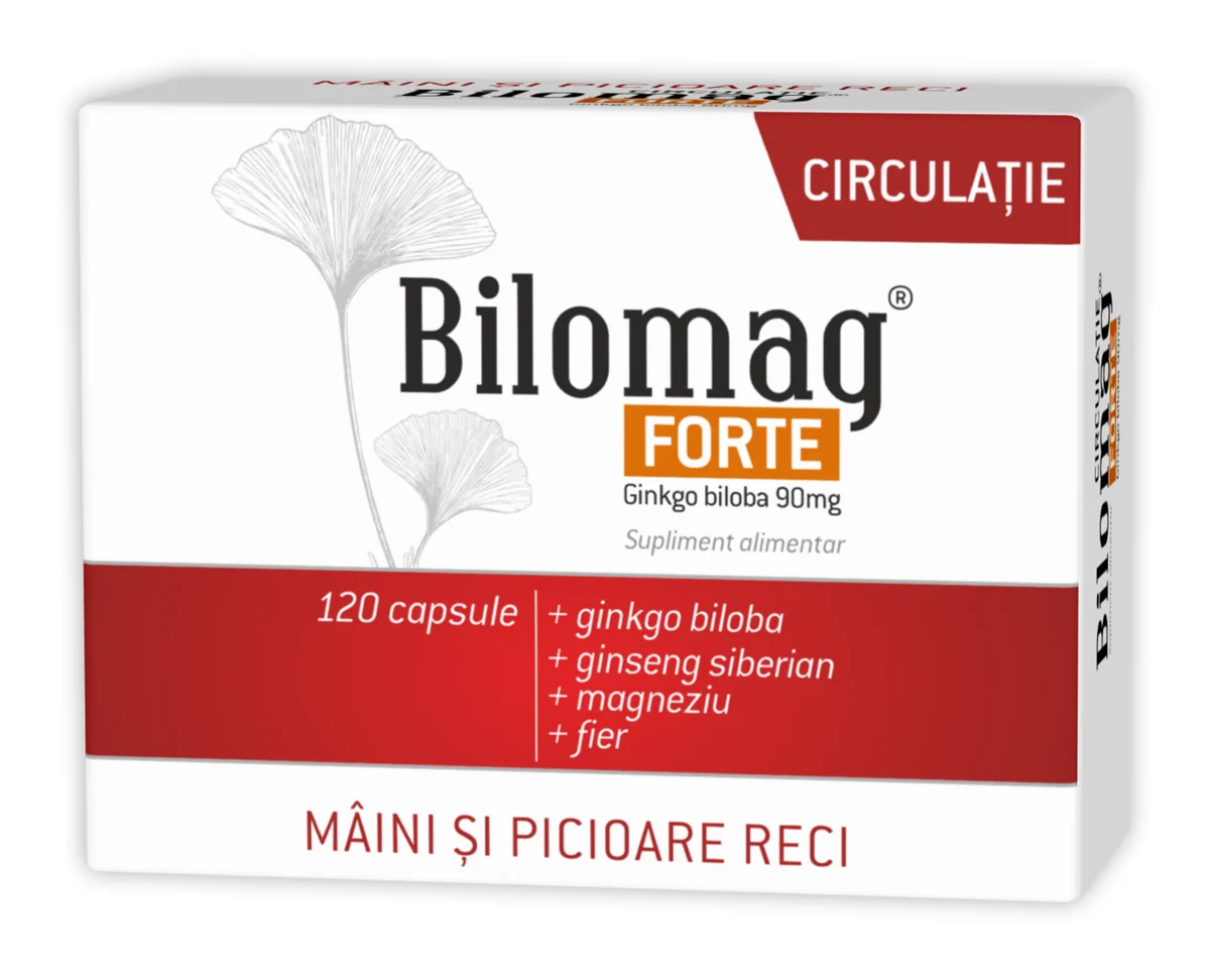 Bilomag Forte Circulatie, 120 Capsule, Zdrovit