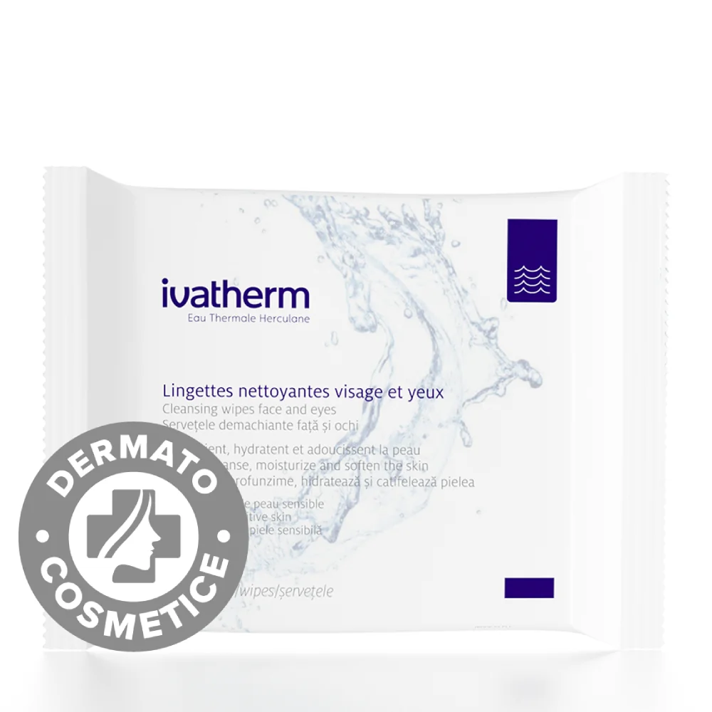 Servetele Demachiante Pentru Fata Si Ochi, 25 Bucati, Ivatherm