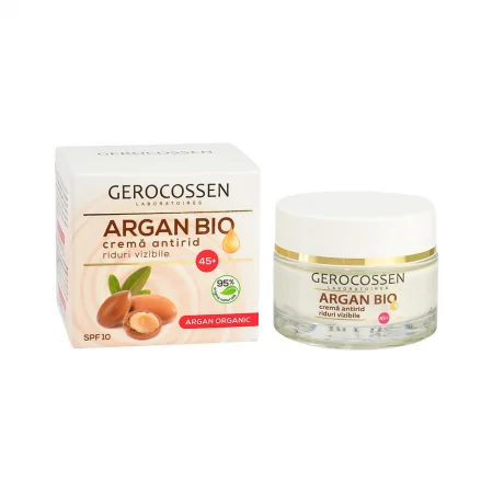 Crema Antirid Argan Bio Pentru 45+, 50ml, Gerocossen