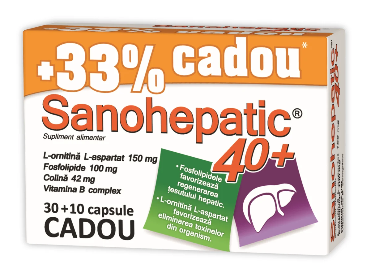 Sanohepatic 40+, 30 Capsule, Natur Produkt