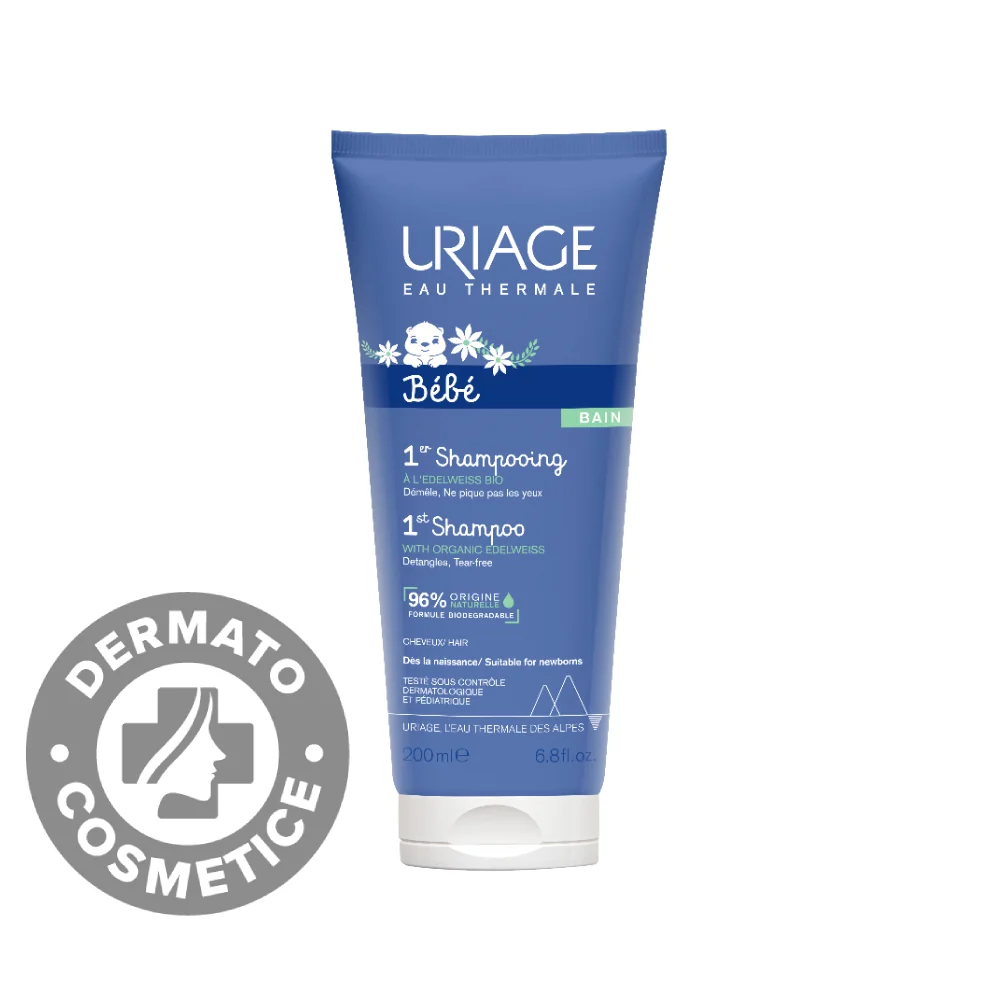 Sampon Cu Apa Termala 1er Bebe, 200ml, Uriage