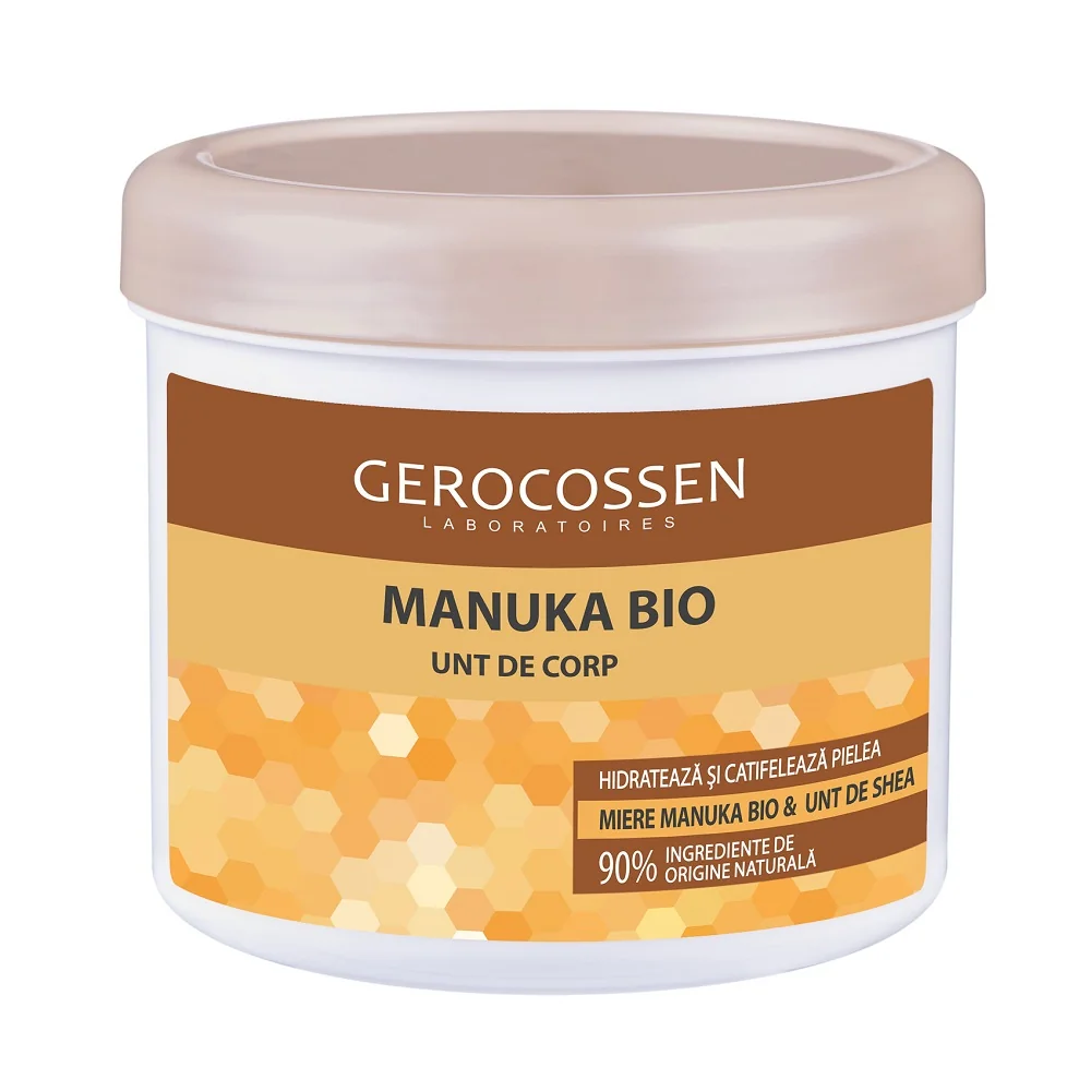 Unt De Corp Cu Miere Manuka Bio, 450ml, Gerocossen