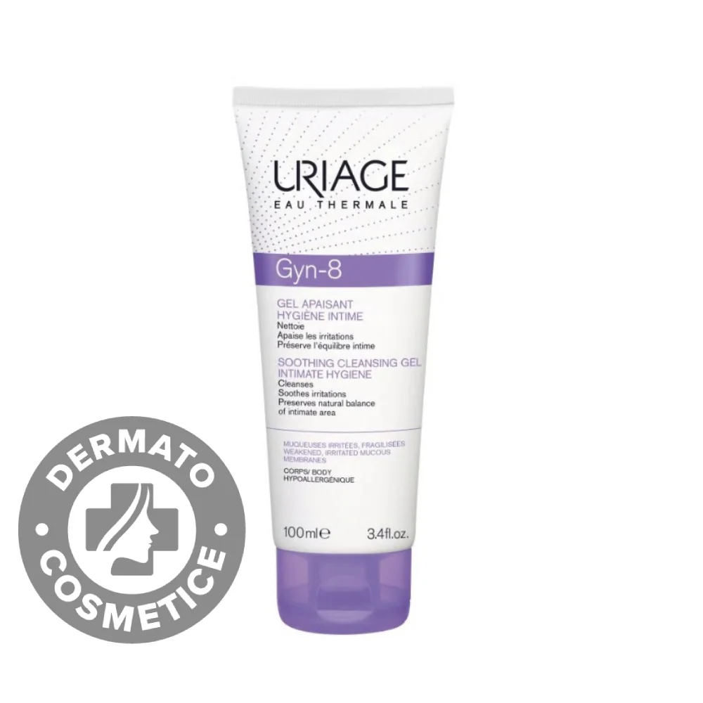 Gel Intim De Curatare Gyn 8, 100ml, Uriage
