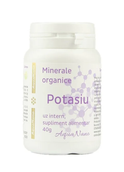 Potasiu Organic, 40 g, Aghoras