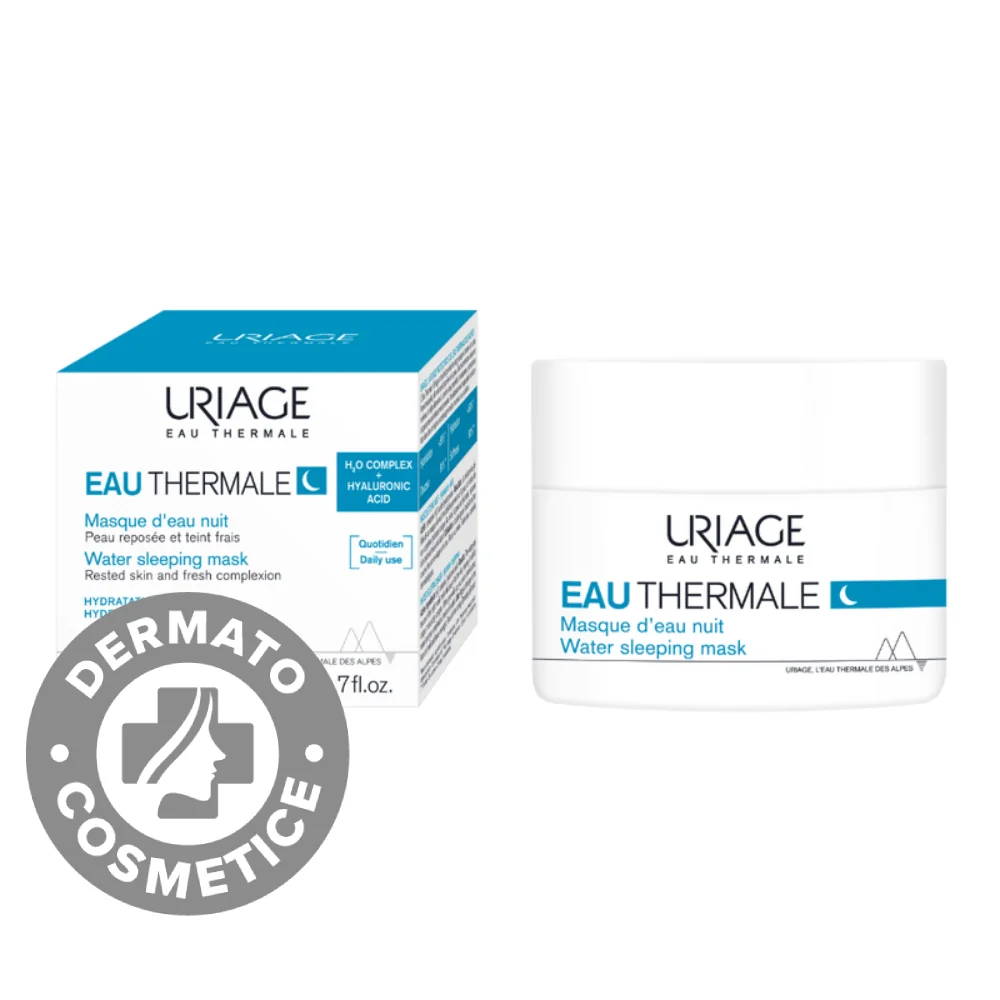 Masca De Noapte Hidratanta Cu Apa Termala Eau Thermale, 50ml, Uriage
