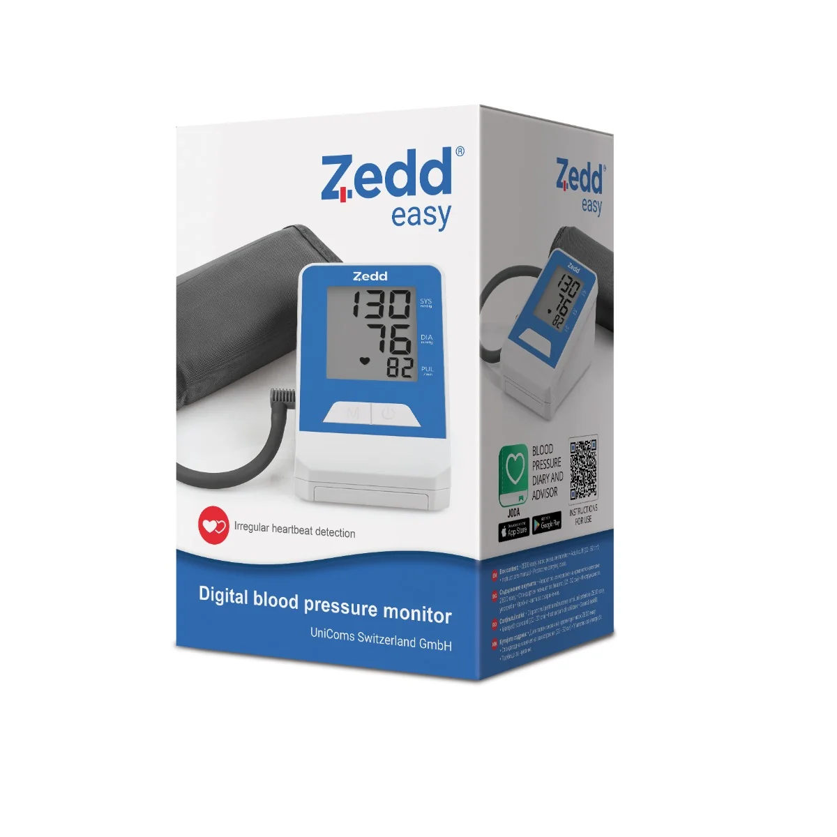 Tensiometru Digital Pentru Braț Easy, 1 Bucata, Zedd