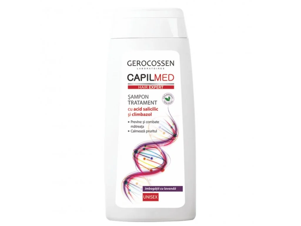 Sampon Tratament Capilmed Cu Acid Salicilic Si Climbazol, 275ml, Gerocossen