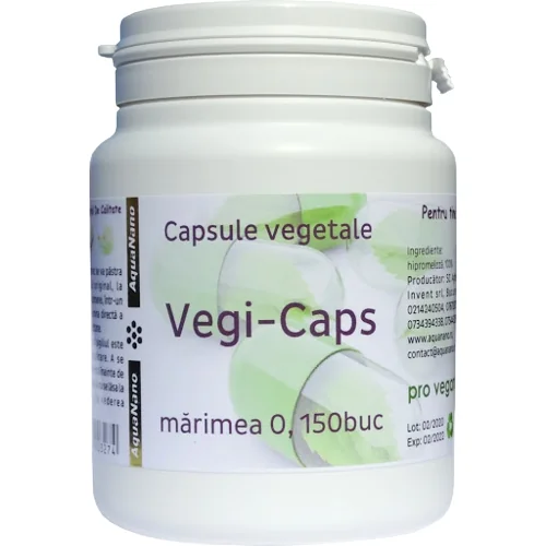 Capsule Vegetale Goale Vegi-Caps, 150 Bucati, Aghoras