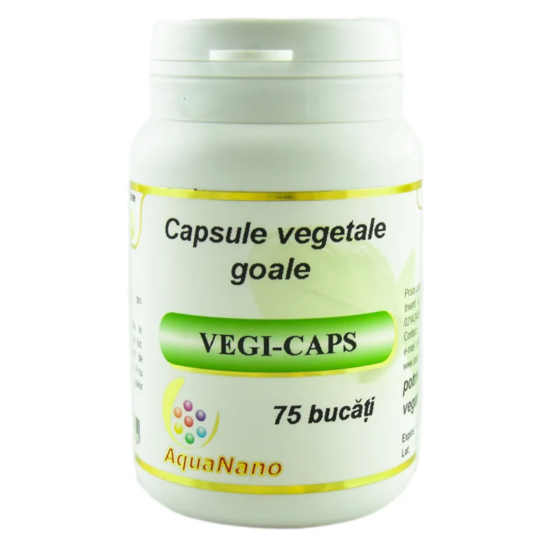 Capsule Vegetale Goale Vegi-Caps, 75 Bucăți, Aghoras